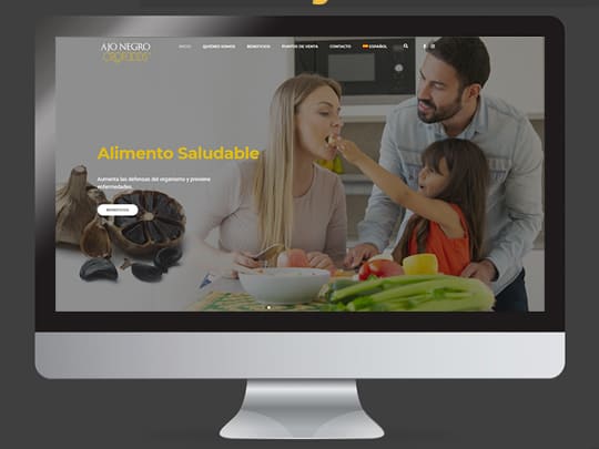 Web de Ajo negro en Ecuador